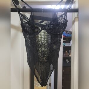 Black Lace Sheer Chemise